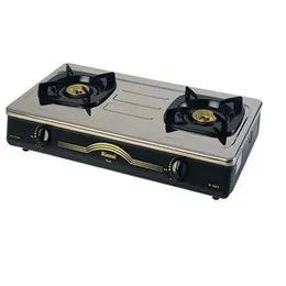 Rinnai Gas Cooker – RI602E | 2-Burner Stainless Steel & Brass | Table Top