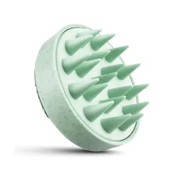 Garnier Naturals Scalp & Face Massager Silicone Brush For Blood Circulation & Natural Hair Growth - Seafoam Green Color