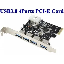 PCI Express (PCI-E) 4 Ports USB 3.0 Expansion Card 5Gbps PCI E to USB 3.0 Card
