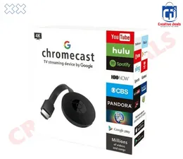 Chromecast TV Streaming Device | Smart Streaming Dongle | Wireless Media Player