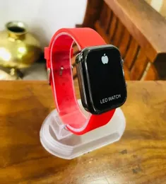 Touch LED Watch Fashion Casual Sports Men's Watch Touch LED Digital Watches - Red