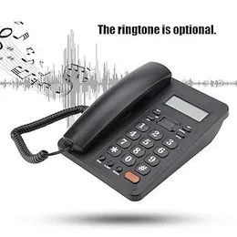 Pashaphone KX-T2021CID Corded Landline Telephone – 16-Digit LCD Display | 24 Ringtones | Handsfree & Alarm