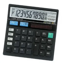Citizen 12 Digit Calculator Large CT 512 Dual Power Electronic Calculator with Check and Correct Function