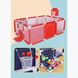 Children’s Playpen Safety Fence with Basketball Hoop (PP03)