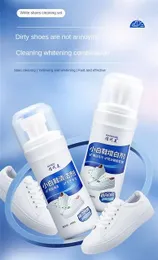 Whitening agent shoe polishing