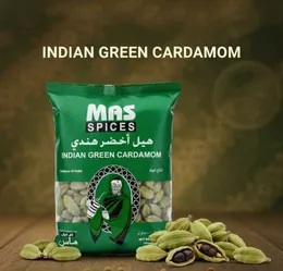 MAS Spices Indian Green Cardamom – Fresh & Aromatic 100g