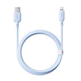 Baseus Silky USB To Lightning 2.4A 1m Charging Cable Blue P10377702313-00