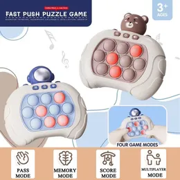 Bubble Pop Game, Decompression Button Puzzle Game Machine, Game Controller Pop Bubble Sensory Fidget Toy, Electronic Pop