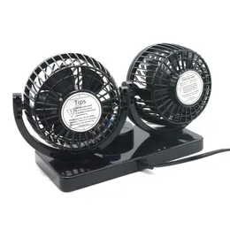 12V 24V Mini Car Fans On-board Air Cooling Cooler Strong Machine For Caravan Truck Trailer 4x4 Automotive Accessories In