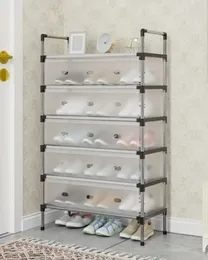 6-Layer Shoe Rack Organizer with Dustproof Cover