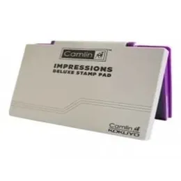 Camlin Impressions Deluxe Stamp Pad/ Ink Pad/ Seal Ink - purple