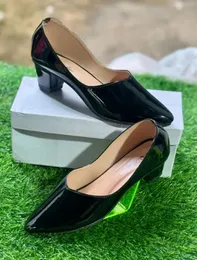 Women’s Patent Block Heel Shoes
