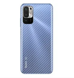 Clear Slim Carbon Fibre Transparent Protective Back Sticker for Redmi 10