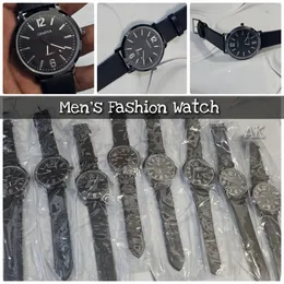Men’s Fashion Watch | Stylish Black Geneva Quartz Wristwatch