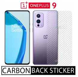 Ultra Thin Transparent Carbon Fiber 3D Back Skin Protective Sticker for OnePlus 9