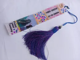 Personalized Resin Bookmark with Tassel