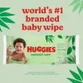 Huggies Natural Care Baby Wipes ( 56)- Skin-Loving Natural Fibers, Hypoallergenic, Gentle & Fragrance-Free - Perfect for