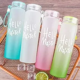 Hello Master Frosted Water Bottle (480 ml) Wide Mouth Colorful Water Bottle for Everyday use