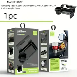 Multi Functional Car Organizer Box with Cup Drink Holder Hanging Storage Rack Side Door Window Storage Pocket Car Interi