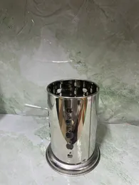 Spoon Stand , Spoon Holder Round -Silver