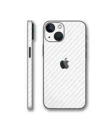 Ultra Thin Transparent Carbon Fiber 3D Back Skin Protective Sticker for iPhone 13