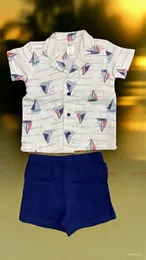 Baby Boys Shirt & Jumper Suit – 2pcs Set | 0–36 Months | Design - 1