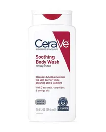 CeraVe Soothing Body Wash – Gentle Hydrating Cleanser for Dry & Sensitive Skin (296ml)