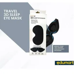 3D Sleep Eye Mask - Memory Foam 100% Shading Concave Shape Ergonomic Eye Mask Pack