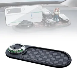 【ETOP】Car Dashboard Anti Slip Mat Sticky Pad Holder Stand Parking Phone Number Plate Auto Accessories Decor