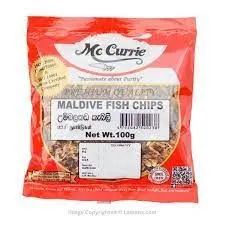 Mc Currie Premium Quality Maldive Fish Chips (Net Wt. 100g)   maasi