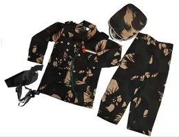 Children’s Military-Style Camo Dress Set – Shirt, Pant & Accessories (6 Month- 5 Years )