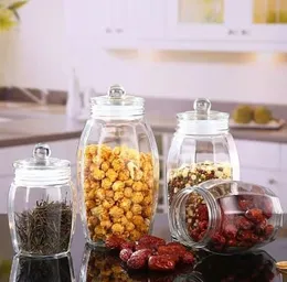 Airtight Food Storage Glass Jars with Vacuum Glass Lids