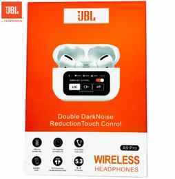 2024 Newest Design JBL A9 Pro Color LED Touch Screen Noise Cancelling BT Long Battery Life ENC Earbuds with Waterproof W