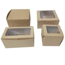 Empty Gift Box Cake Box Craft Box Packaging Box Gift boxes Cup Cake Box Window Box
