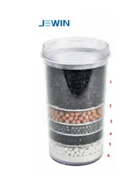 water filter catridge with layered stone