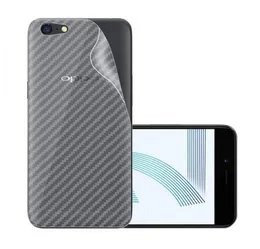 Clear Slim Carbon Fibre Transparent Protective Back Sticker for Oppo A37