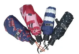 Women's Folding Umbrella Multicolour Handheld Canopy Unisex Portable
