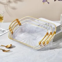 3 PCS Acrylic Round Serving Tray