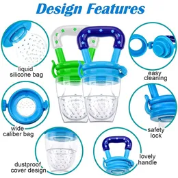 Baby Fruit Feeder Pacifier | Nibbler for Baby | Silicone Fruit and Juice Feeder | Teether for Baby | Kids Nipple Pacifie