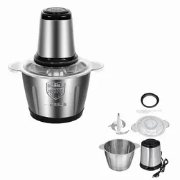 Electric Food Chopper (Silver) 2 Liter