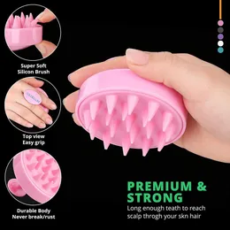 Head Massage Brush, Scalp Massage Brush [Wet & Dry], Shampoo Hair Brush for Exfoliating and Head Massage, Stimulates Hai