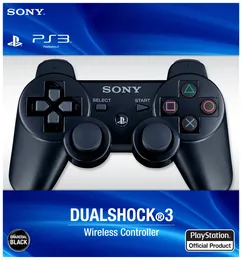 PS3 Wireless Black Dualshock 3 Controller High Quality Product with a 3M Warranty