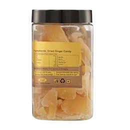 Zaya 200gm Dried Ginger Sweet Candy (Adrak Candy), Flavoured Ginger Slices | Mouth Freshner, Cough Relief, Immunity Boos