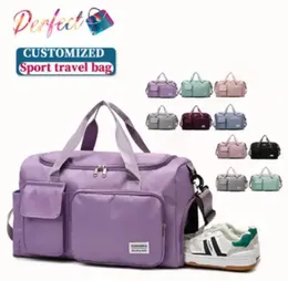 Travel bag / travel bag with dry wet seperation / Large Capacity Unisex Travel Duffel sports Bag