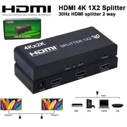 4kx2k HDMI Splitter 1×4 Distributor Converter 1 in 2 4 TV out 3D 1080P HD 4K 1×2