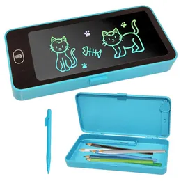 Multi Color LCD Writing Tablet , LCD Panel Pencil Case for Kids