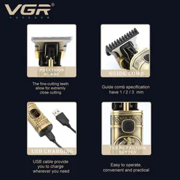 VGR VL-097 Premium Vintage Rechargeable Hair Trimmer