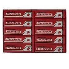 Batook Strawberry Chewing Gum 12.5g (20pack)