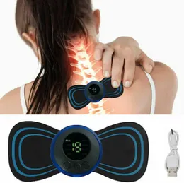 Body Massager Machine Wireless EMS Mini Massager 8 Modes 19 Strength Levels for Neck Shoulder Back Legs