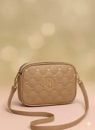 Leather Crossbody Bag for Women - Single Shoulder Small Everyday Handbag